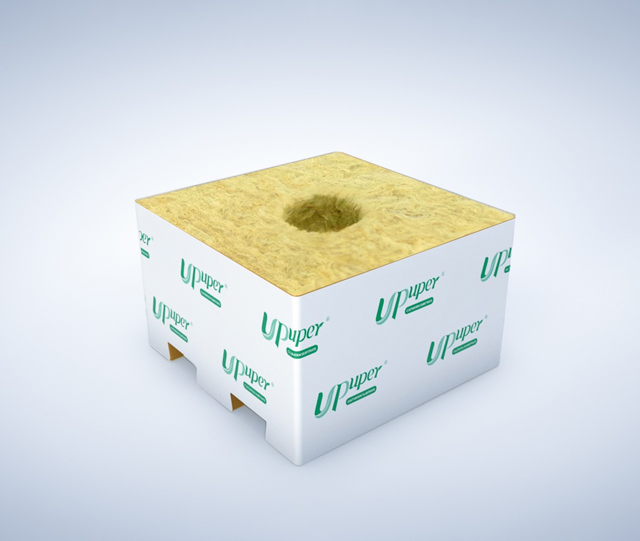Upuper rock wool product